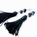 Náušnice Temný střapec